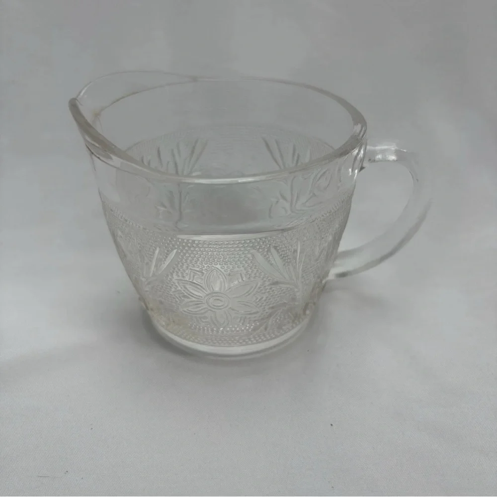 Vintage Anchor Hocking Creamer Clear Class